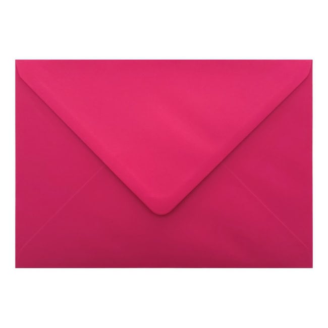 Fuchsia Pink Envelope C6 Closed