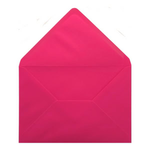 Fuchsia Pink Envelope Rsvp Open