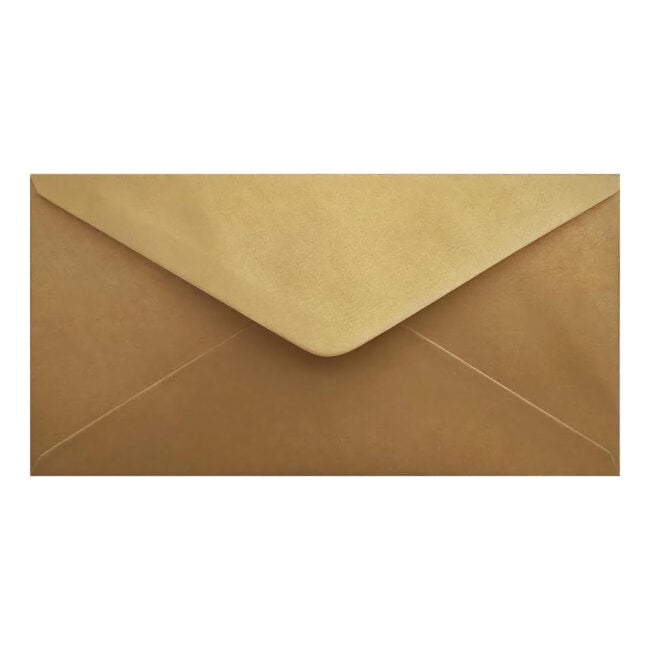Gold Envelope Dl Closed Envltd