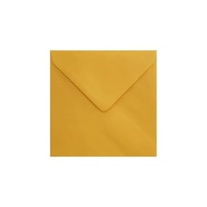 Golden Yellow Envelope 130mm Square Ratio