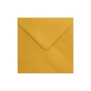 Golden Yellow Envelope 155mm Square Ratio