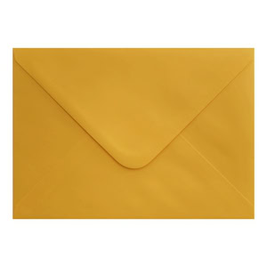 Golden Yellow Envelope 5x7 Closed