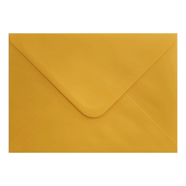 Golden Yellow Envelope 5x7 Closed