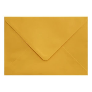Golden Yellow Envelope A5 Closed