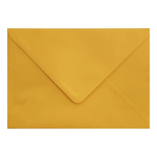 Golden Yellow Envelope A5 Closed