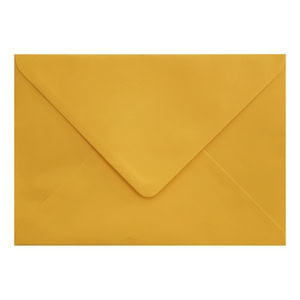 Golden Yellow Envelope B6 Closed
