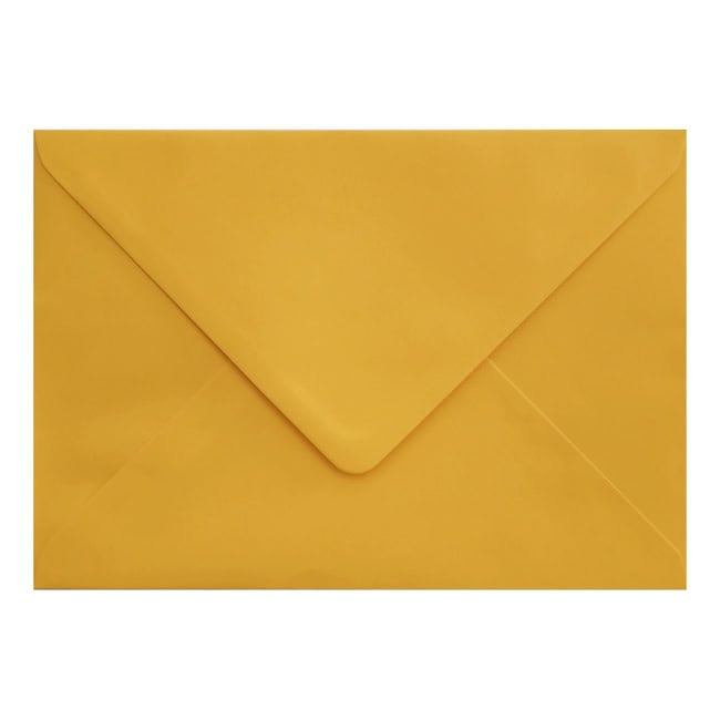Golden Yellow Envelope B6 Closed