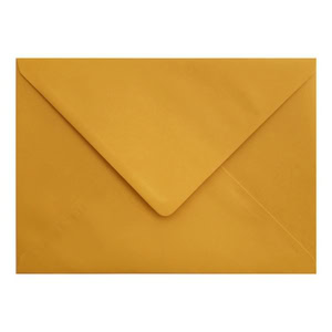 Golden Yellow Envelope C5 Closed