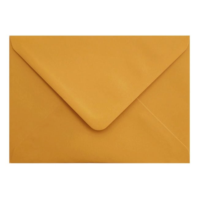 Golden Yellow Envelope C6 Closed