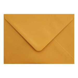 Golden Yellow Envelope C7 Closed