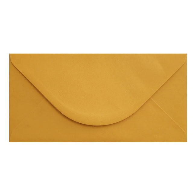 Golden Yellow Envelope Dl Closed