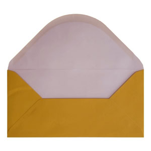 Golden Yellow Envelope Dl Open