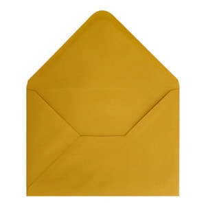 Golden Yellow Envelope Rsvp Open