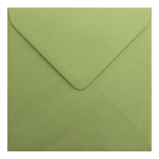 Heritage Green Envelope 155mm Square Closed