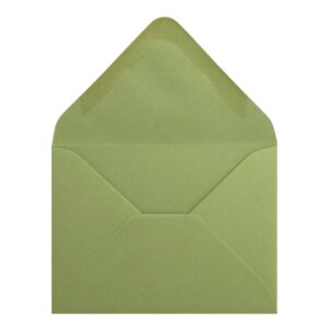 Heritage Green Envelope 5x7 Open