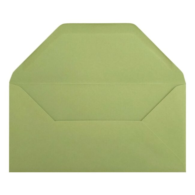 Heritage Green Envelope Dl Open