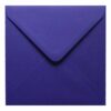 Intense Iris Blue Envelope 155mm Square Closed