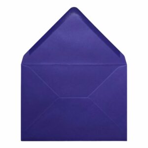Intense Iris Blue Envelope 5x7 Open