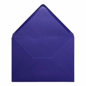 Intense Iris Blue Envelope A5 Open