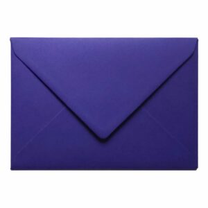 Intense Iris Blue Envelope C5 Closed