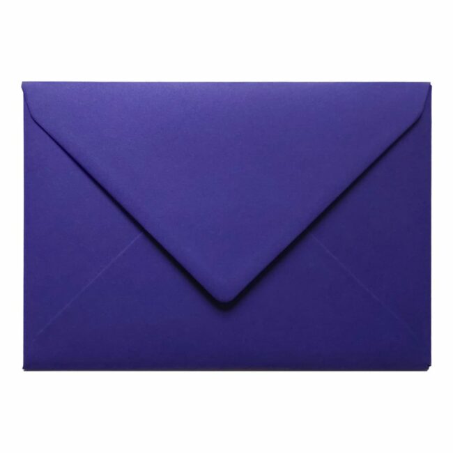 Intense Iris Blue Envelope C7 Closed