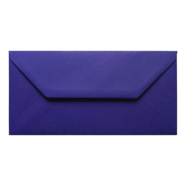 Intense Iris Blue Envelope Dl Closed