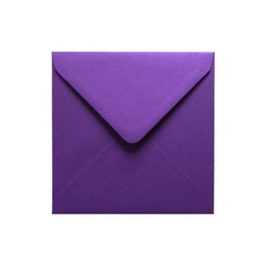 Intense Purple Envelope 155mm Square Ratio