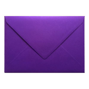 Intense Purple Envelope A5 Closed