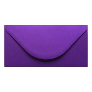 Intense Purple Envelope Dl Closed