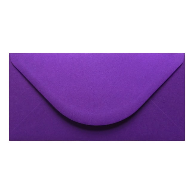 Intense Purple Envelope Dl Closed