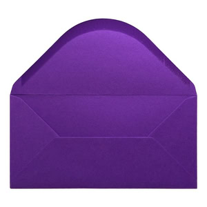 Intense Purple Envelope Dl Open