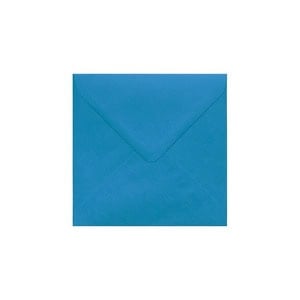 Kingfisher Blue Envelope 130mm Square Ratio