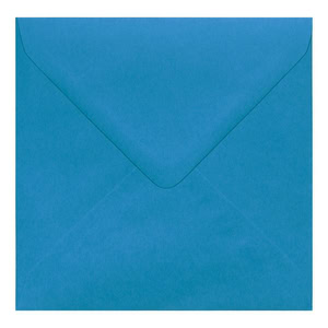 Kingfisher Blue Envelope 155mm Square Closed