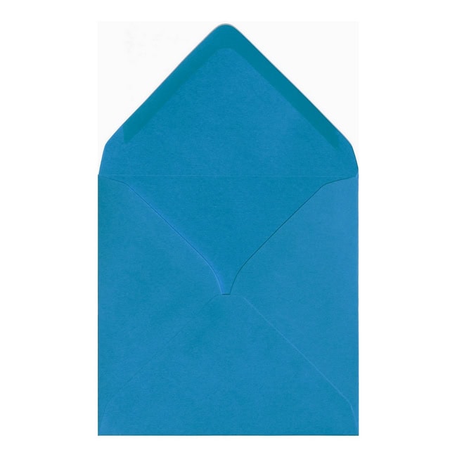 Kingfisher Blue Envelope 155mm Square Open