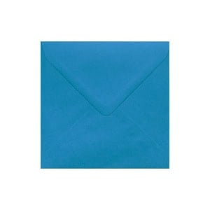 Kingfisher Blue Envelope 155mm Square Ratio