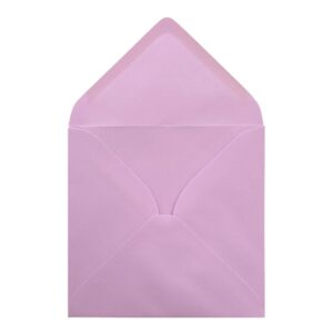 Lavender Envelope 130mm Square Open