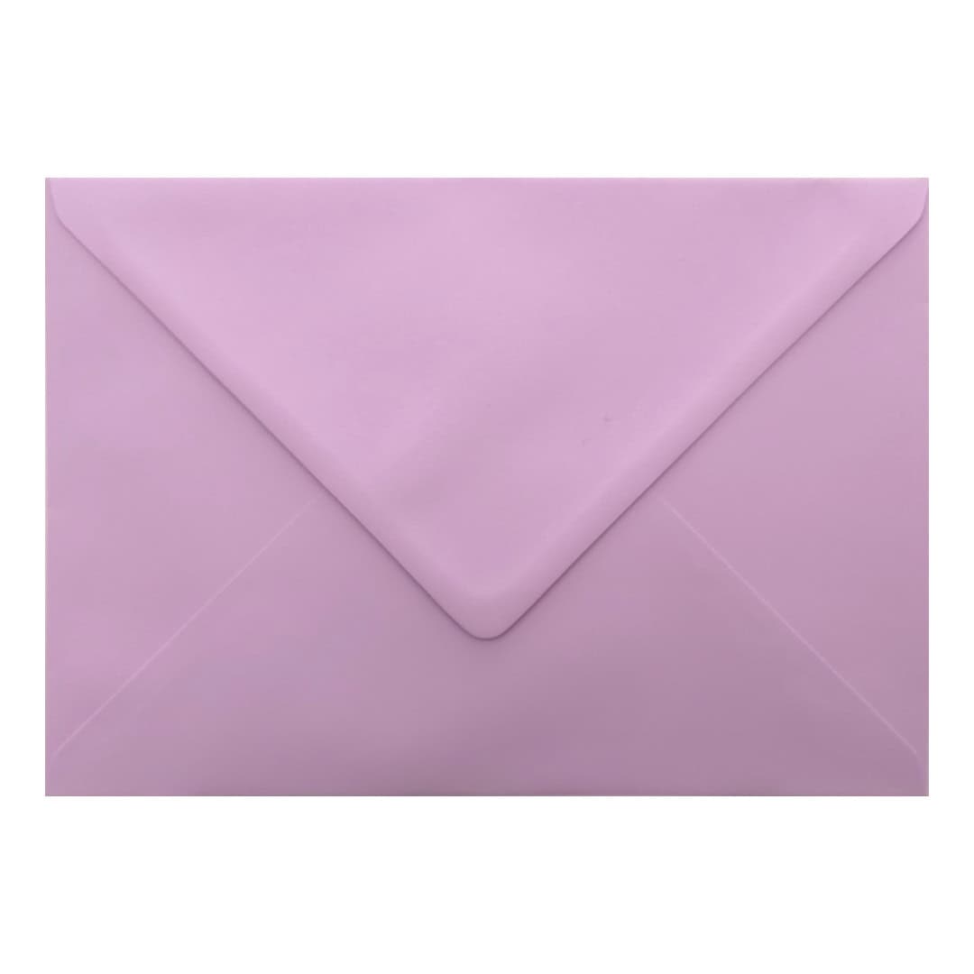 Amethyst Lavender 162mm x 229mm Envelope. Lilac 100gsm C5 Envelope (to fit A5). Gummed.