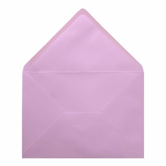 Lavender Envelope C7 Open