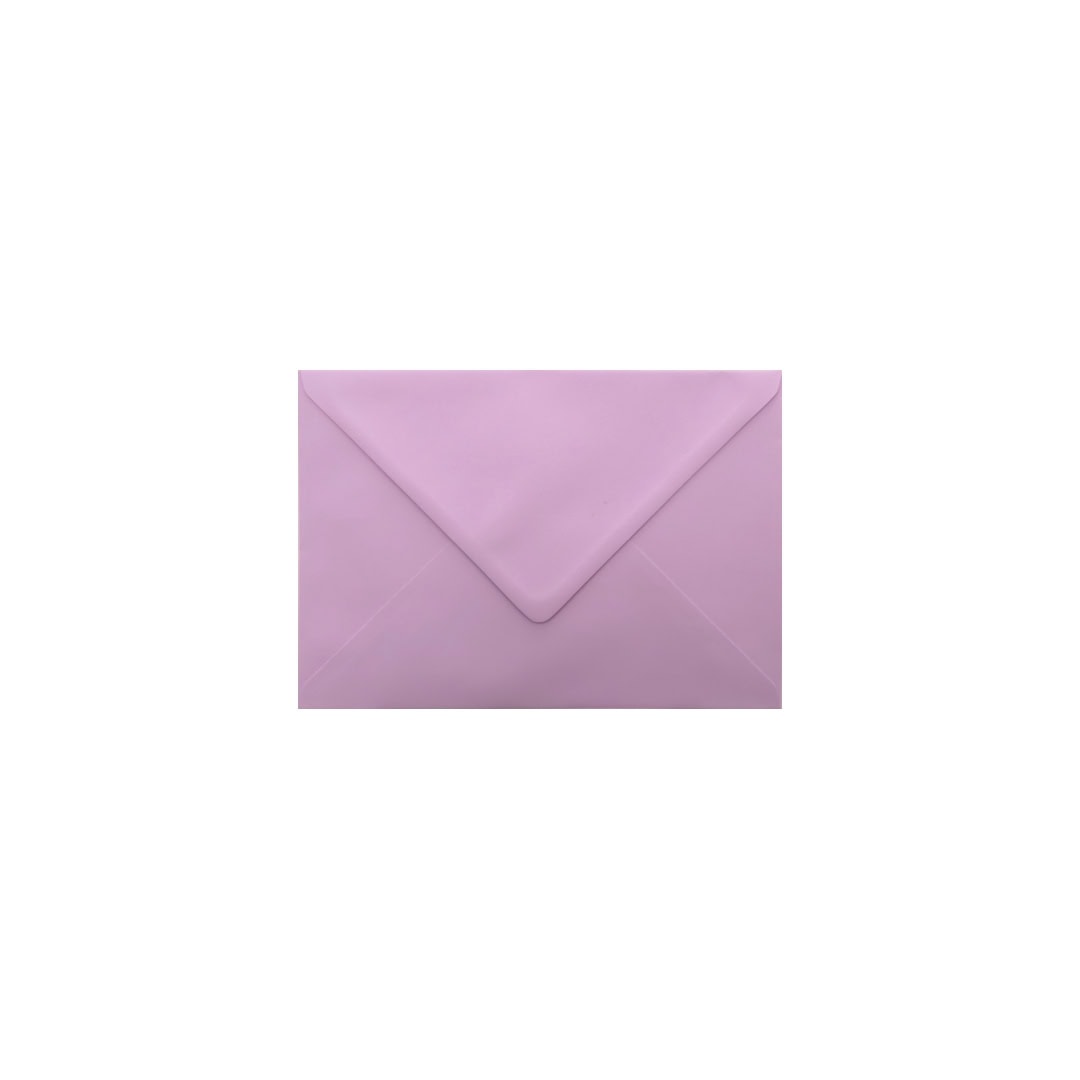 Amethyst Lavender 82mm x 113mm Envelope. Lilac 100gsm C7 Envelope (to fit A7). Gummed.