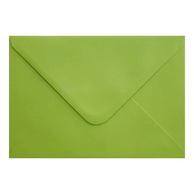 Lime Green Envelope 5x7 Closed