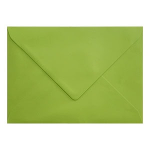 Lime Green Envelope A5 Closed