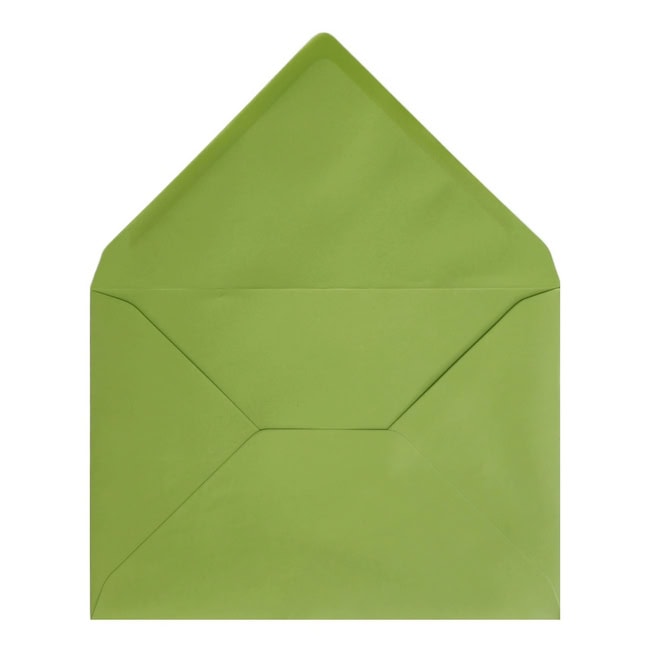 Lime Green Envelope C5 Open