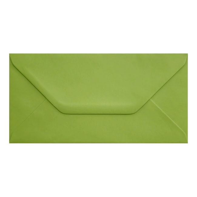 Lime Green Envelope Dl Closed