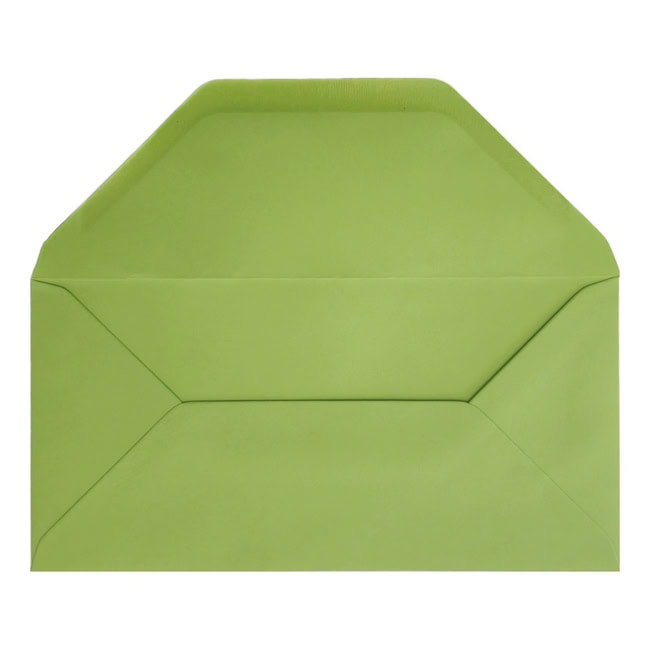 Lime Green Envelope Dl Open