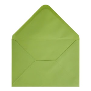 Lime Green Envelope Rsvp Open
