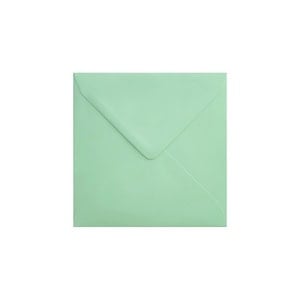 Mint Green Envelope 130mm Square Ratio