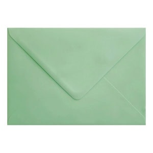 Mint Green Envelope A5 Closed
