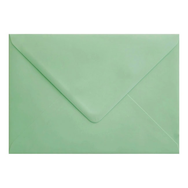Mint Green Envelope A5 Closed