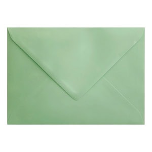 Mint Green Envelope C7 Closed