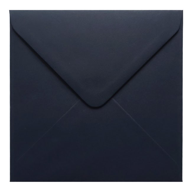 Navy Blue Envelope 155mm Square Closed